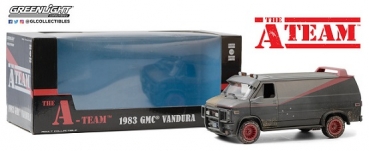 84112 The A-Team (1983-87 TV Series) - 1983 GMC Vandura (Weathered Version with Bullet Holes) 1:24